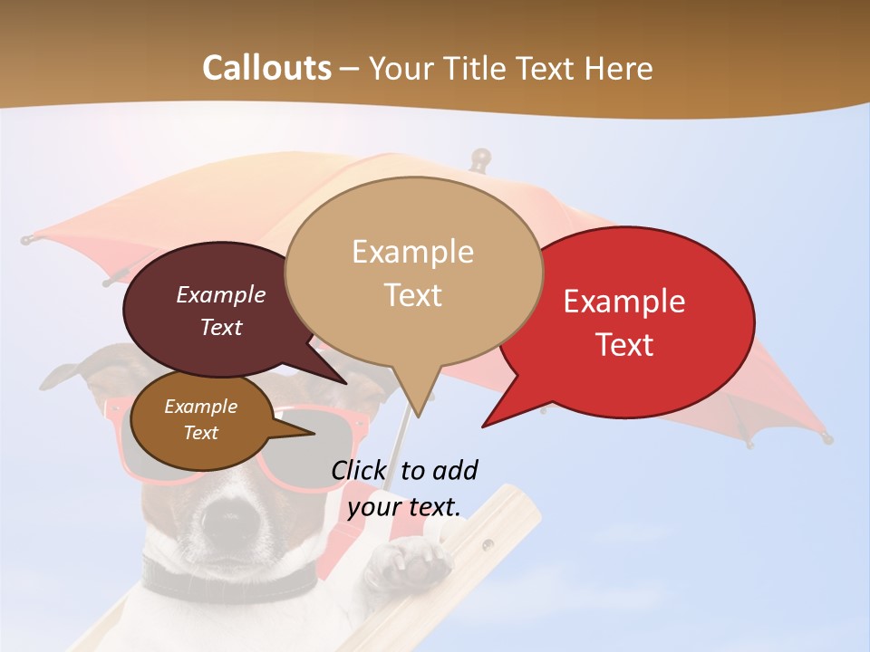 Blank Summer Tropical PowerPoint Template