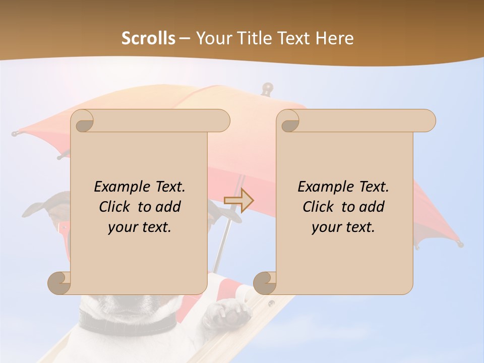 Blank Summer Tropical PowerPoint Template