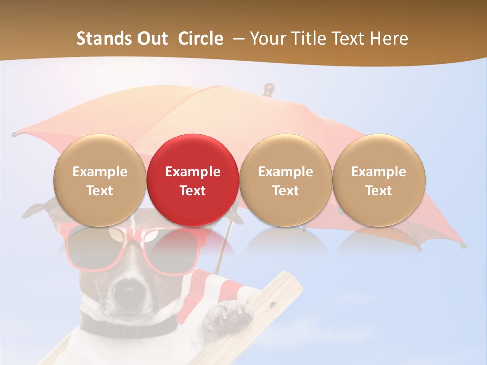 Blank Summer Tropical PowerPoint Template