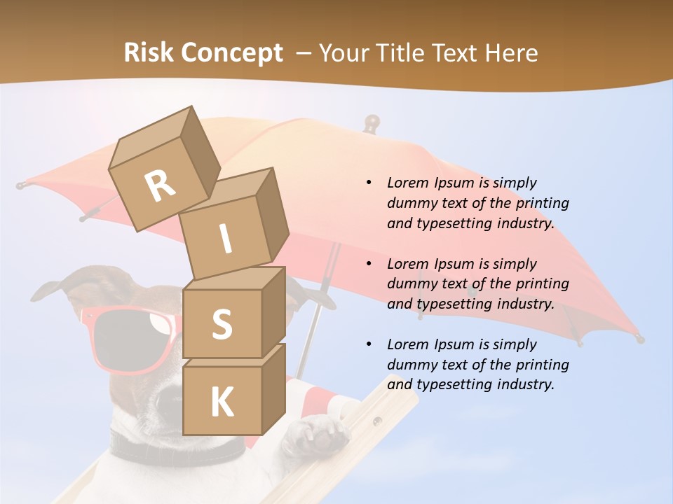 Blank Summer Tropical PowerPoint Template