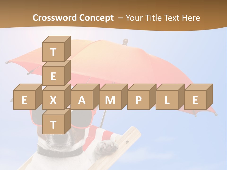 Blank Summer Tropical PowerPoint Template