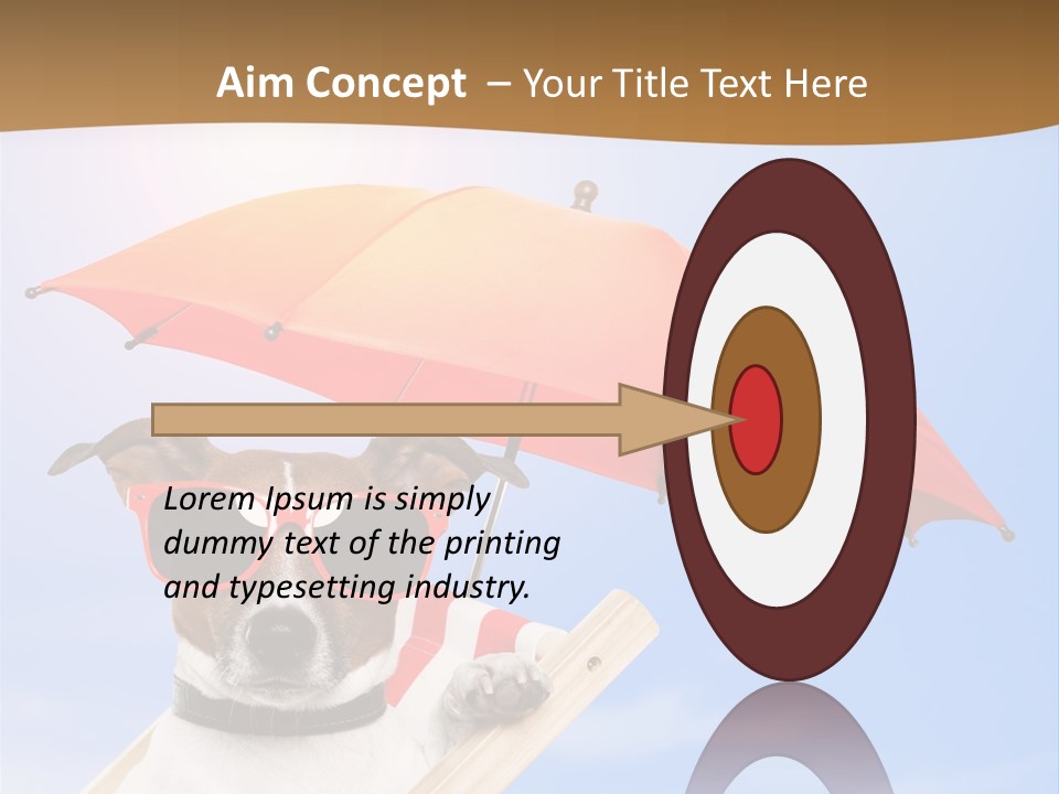 Blank Summer Tropical PowerPoint Template