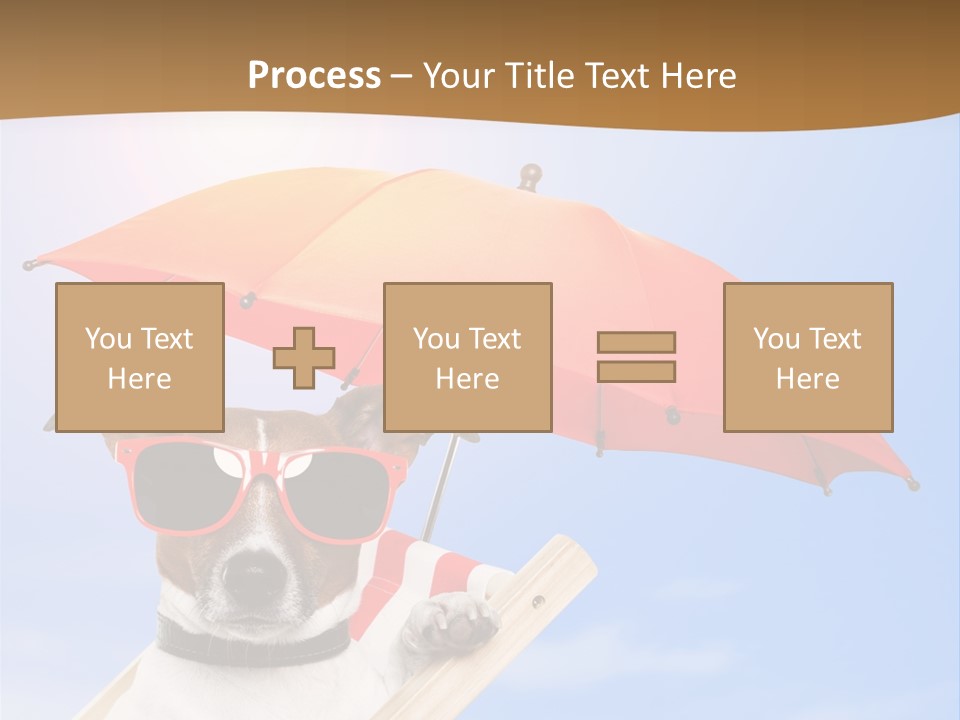 Blank Summer Tropical PowerPoint Template