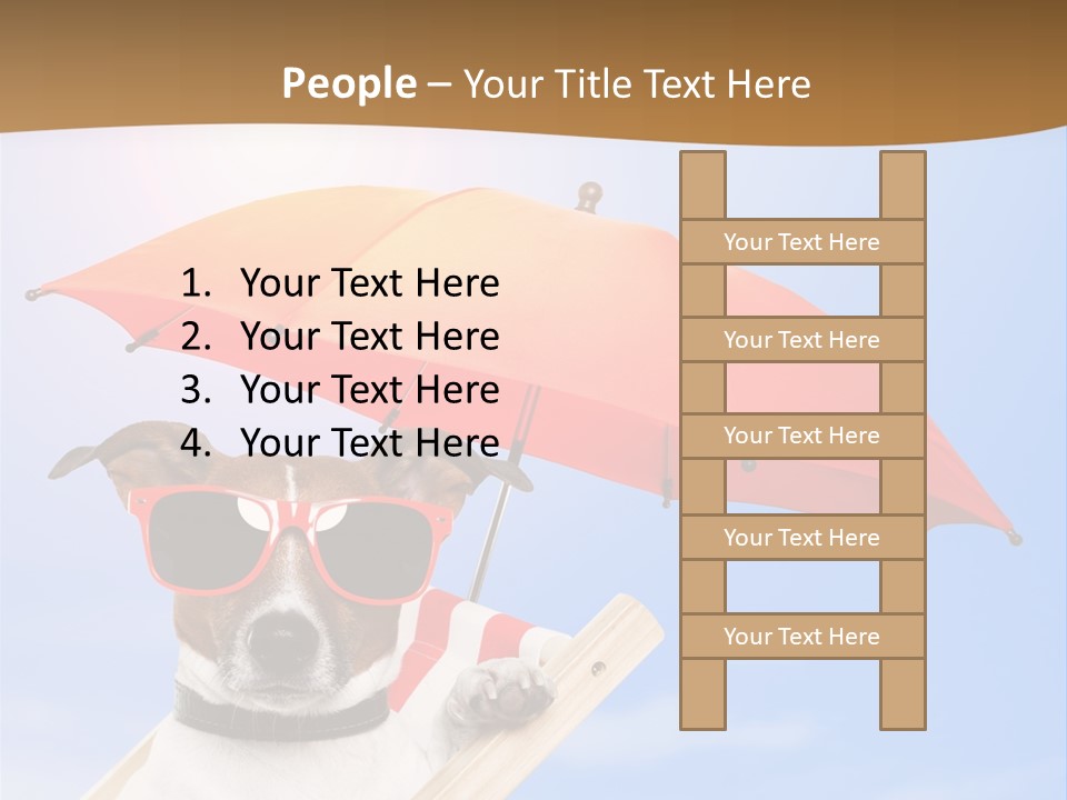 Blank Summer Tropical PowerPoint Template