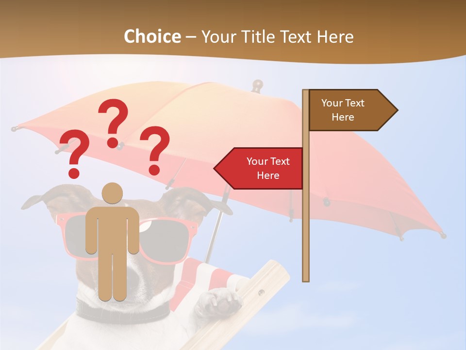 Blank Summer Tropical PowerPoint Template