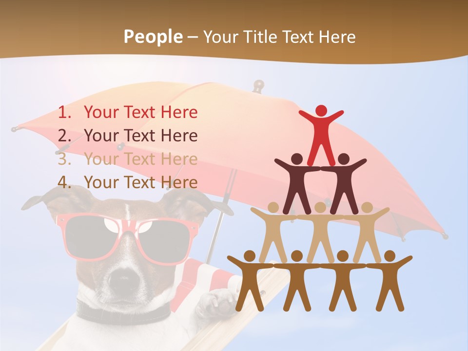 Blank Summer Tropical PowerPoint Template