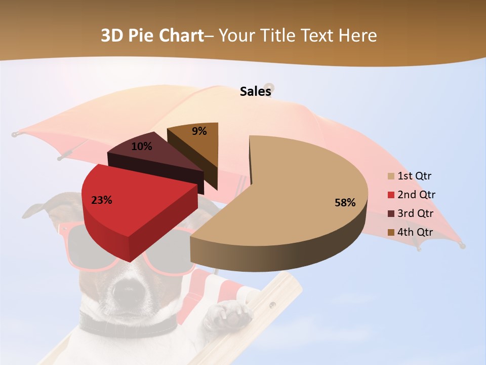 Blank Summer Tropical PowerPoint Template