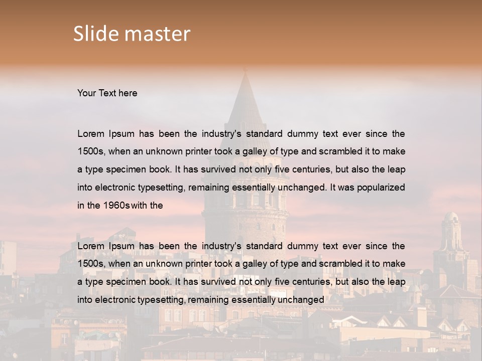 Genoese History Tourist PowerPoint Template
