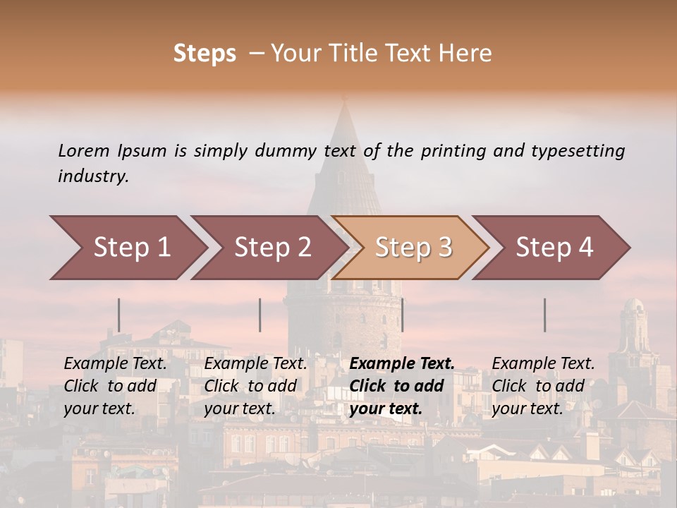 Genoese History Tourist PowerPoint Template