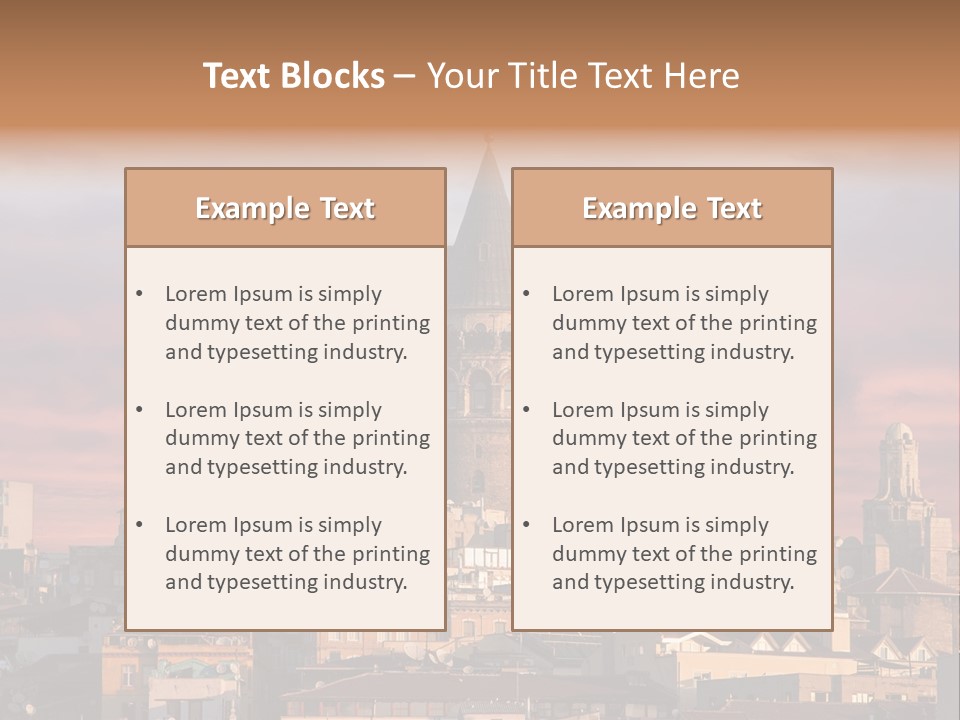 Genoese History Tourist PowerPoint Template