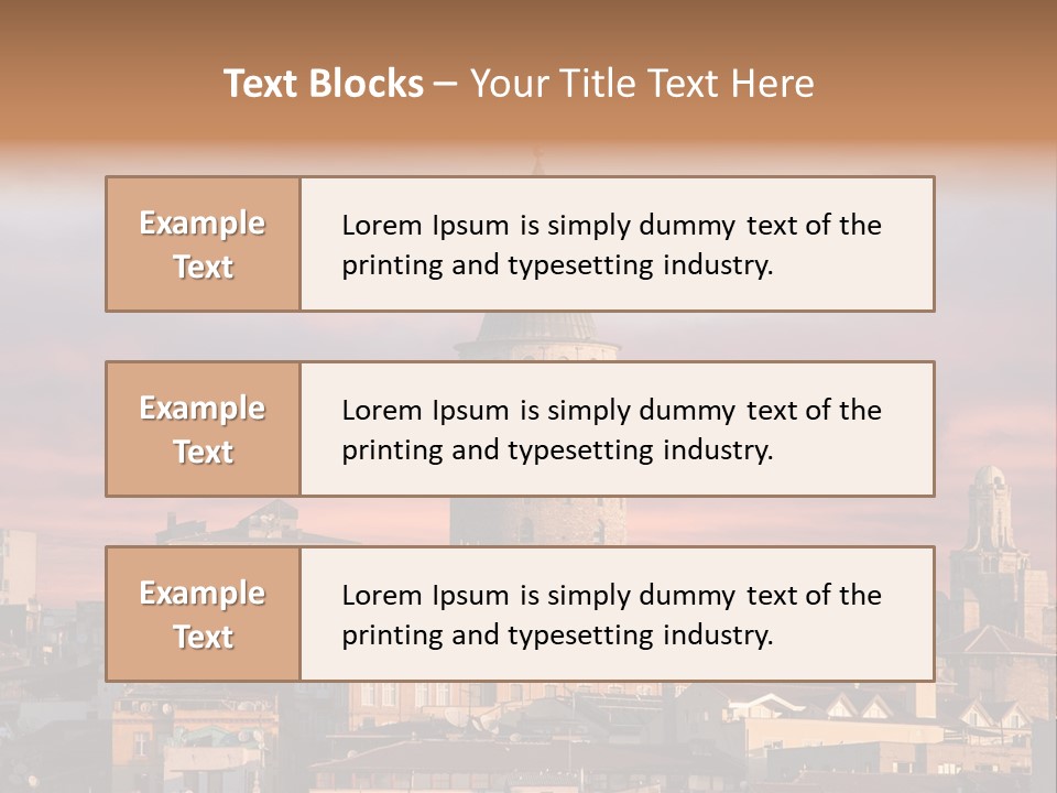Genoese History Tourist PowerPoint Template