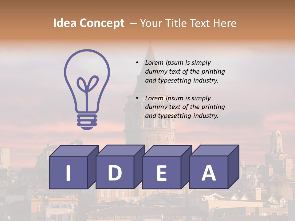 Genoese History Tourist PowerPoint Template