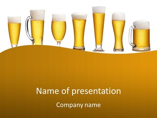 Beer Beverage Drink PowerPoint Template
