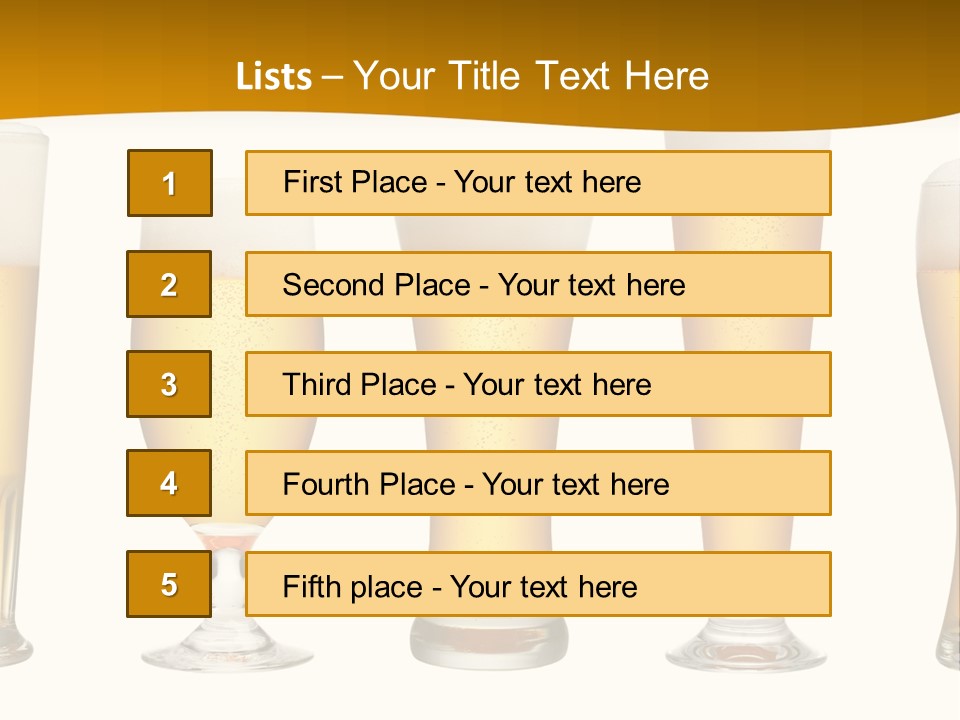 Beer Beverage Drink PowerPoint Template