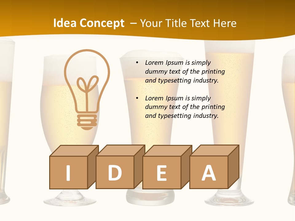 Beer Beverage Drink PowerPoint Template