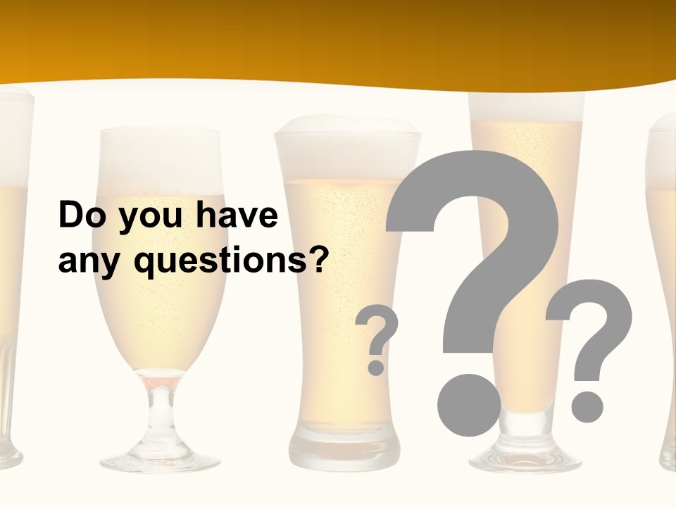 Beer Beverage Drink PowerPoint Template