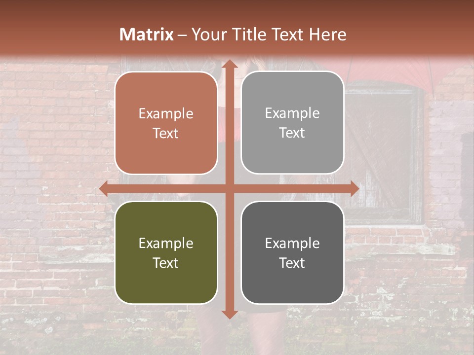 Cheerful Beauty Chick PowerPoint Template