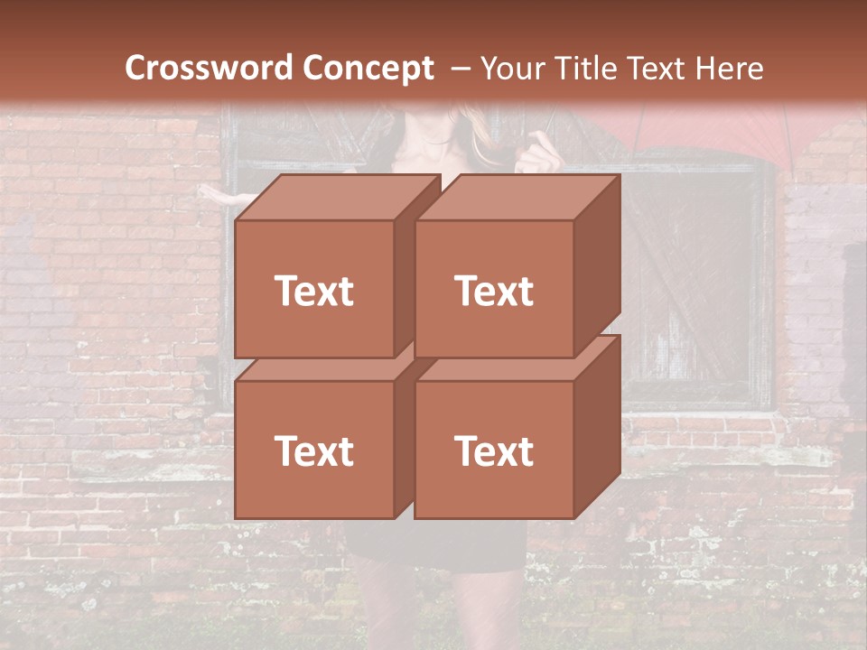 Cheerful Beauty Chick PowerPoint Template