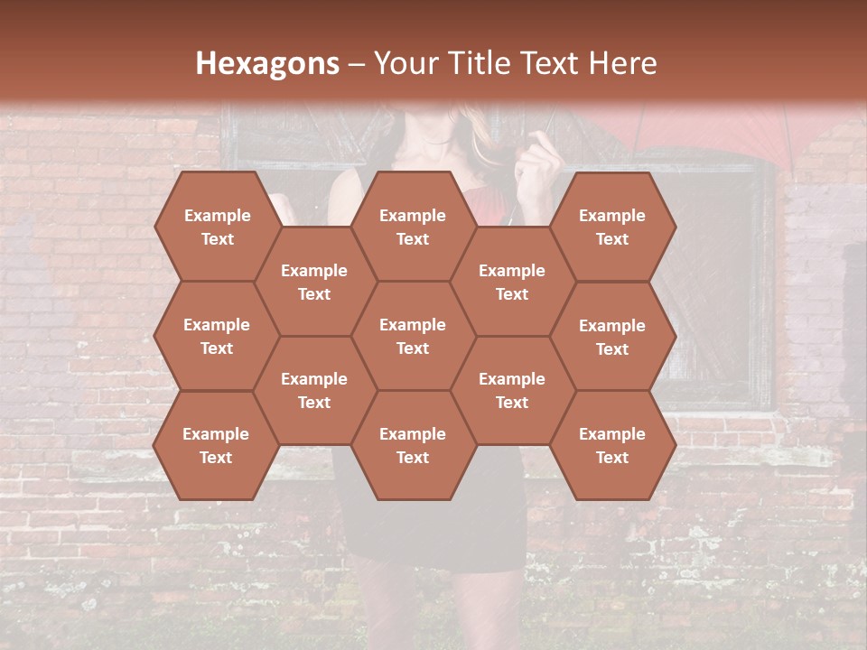 Cheerful Beauty Chick PowerPoint Template