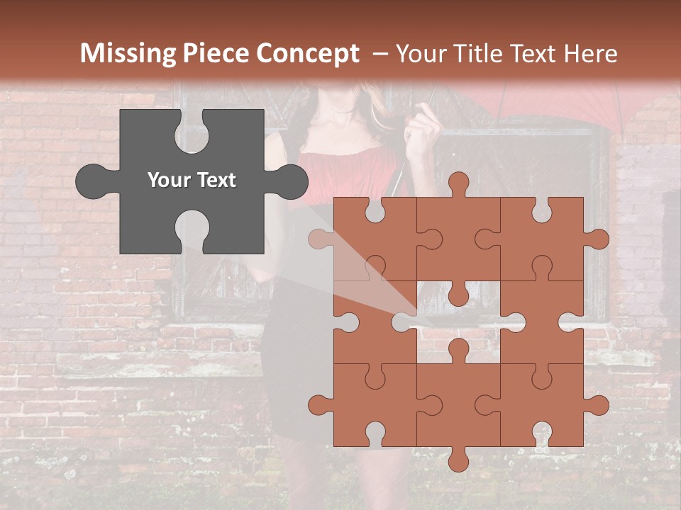 Cheerful Beauty Chick PowerPoint Template