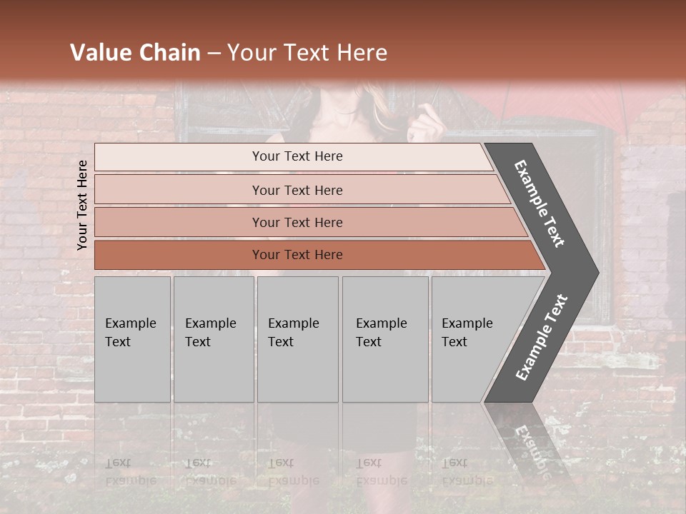 Cheerful Beauty Chick PowerPoint Template