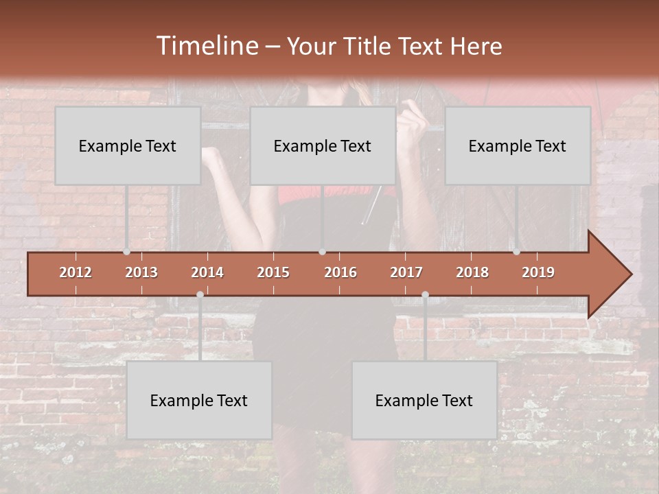 Cheerful Beauty Chick PowerPoint Template
