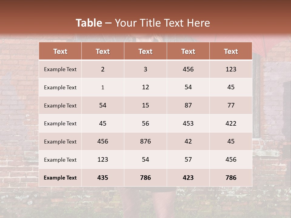 Cheerful Beauty Chick PowerPoint Template