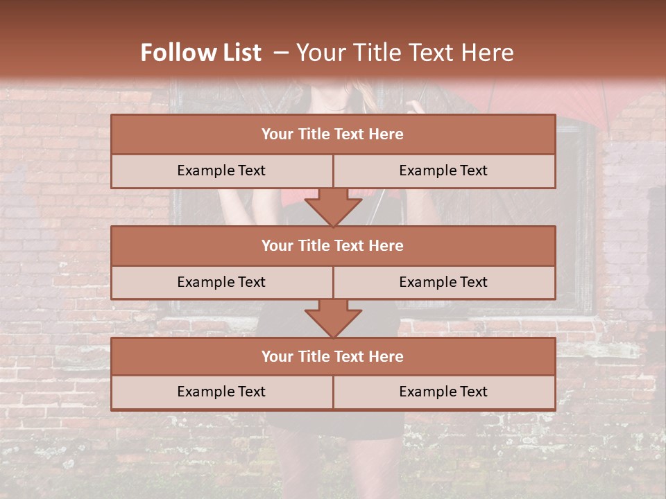 Cheerful Beauty Chick PowerPoint Template