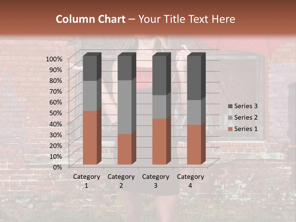 Cheerful Beauty Chick PowerPoint Template