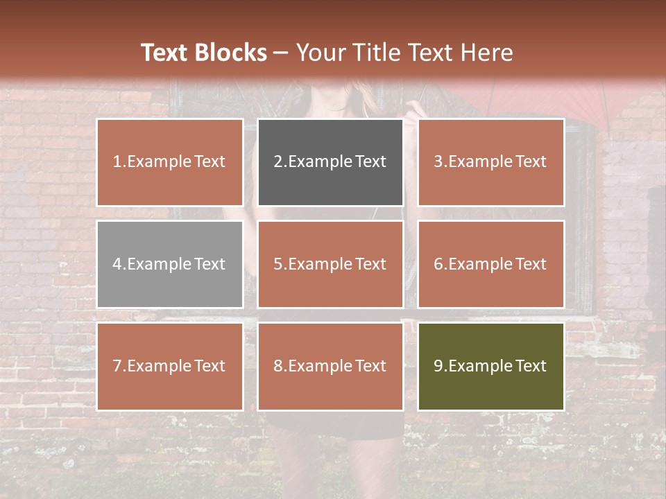 Cheerful Beauty Chick PowerPoint Template