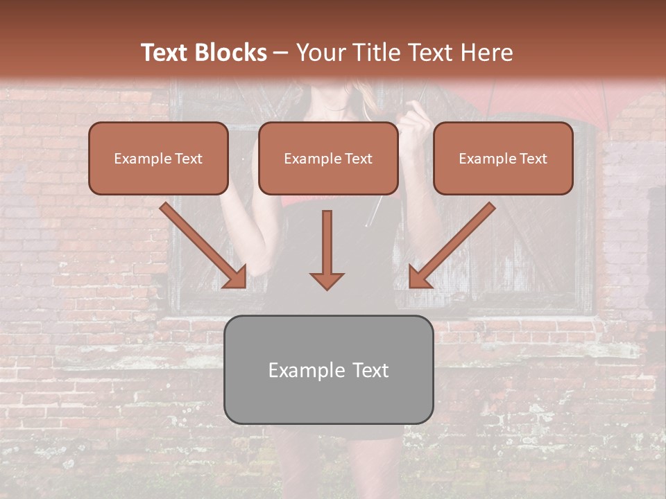 Cheerful Beauty Chick PowerPoint Template