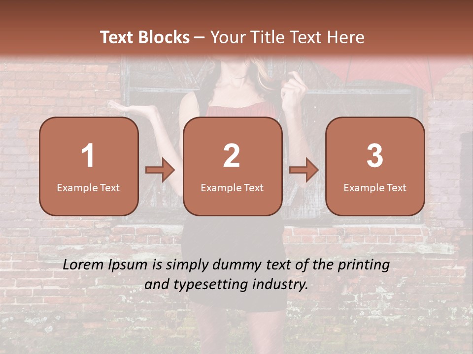 Cheerful Beauty Chick PowerPoint Template