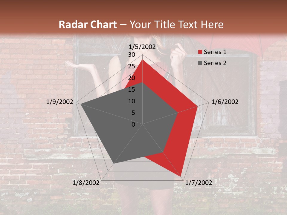 Cheerful Beauty Chick PowerPoint Template