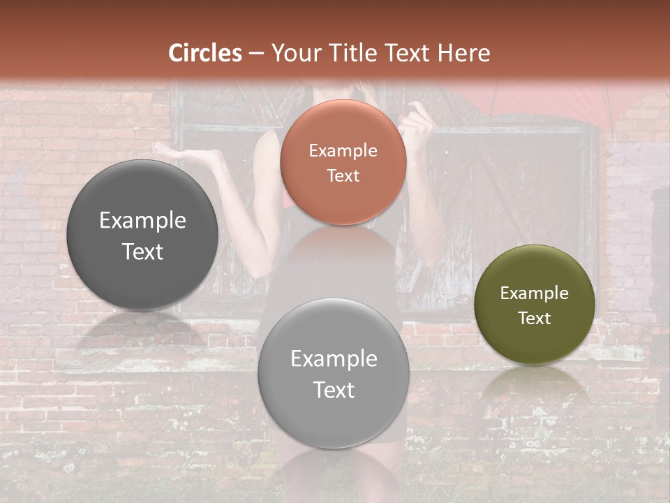 Cheerful Beauty Chick PowerPoint Template