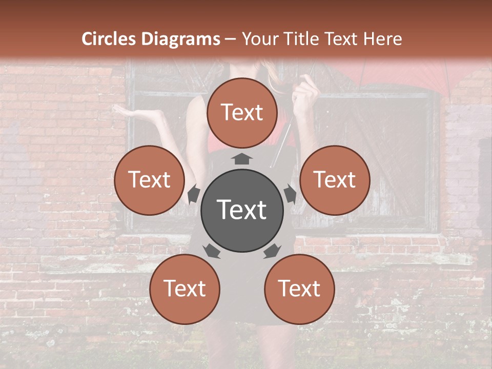 Cheerful Beauty Chick PowerPoint Template