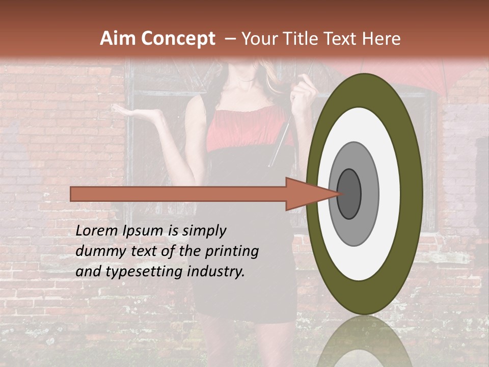 Cheerful Beauty Chick PowerPoint Template