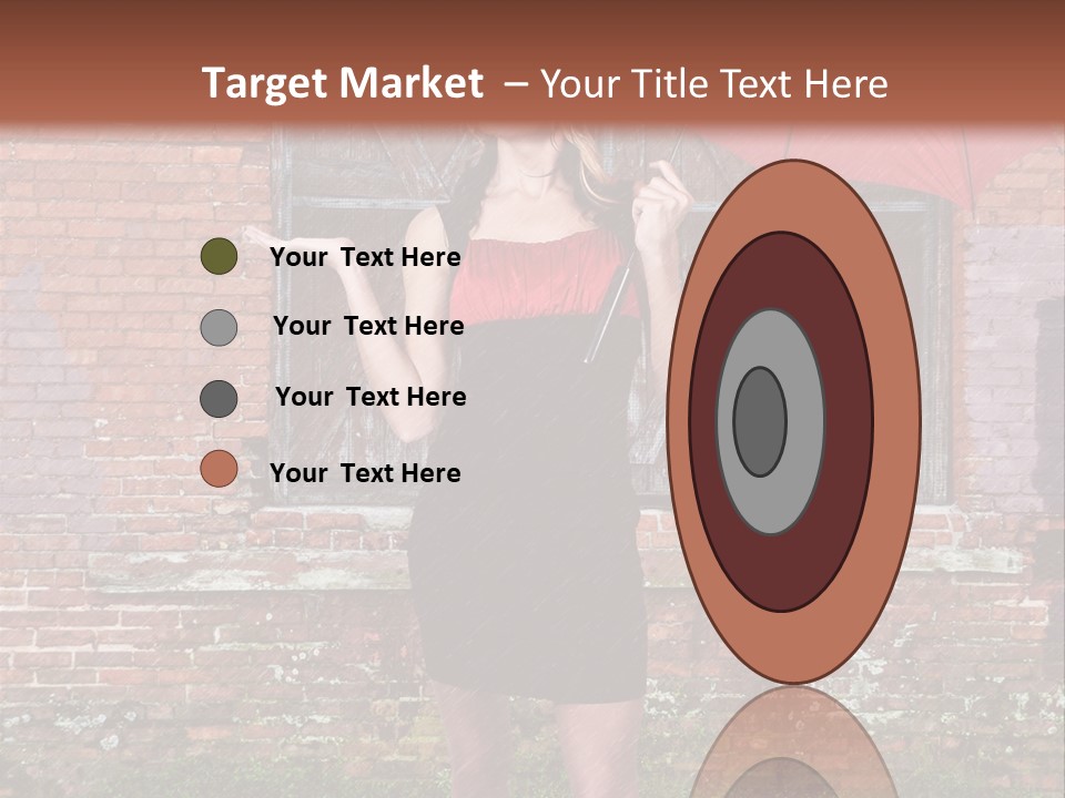 Cheerful Beauty Chick PowerPoint Template