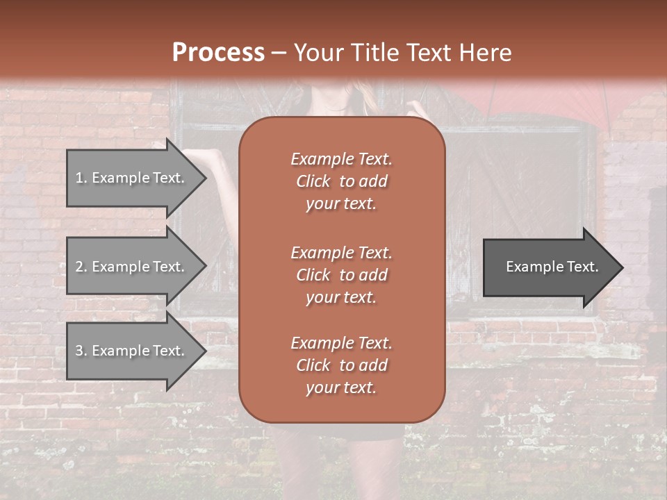 Cheerful Beauty Chick PowerPoint Template