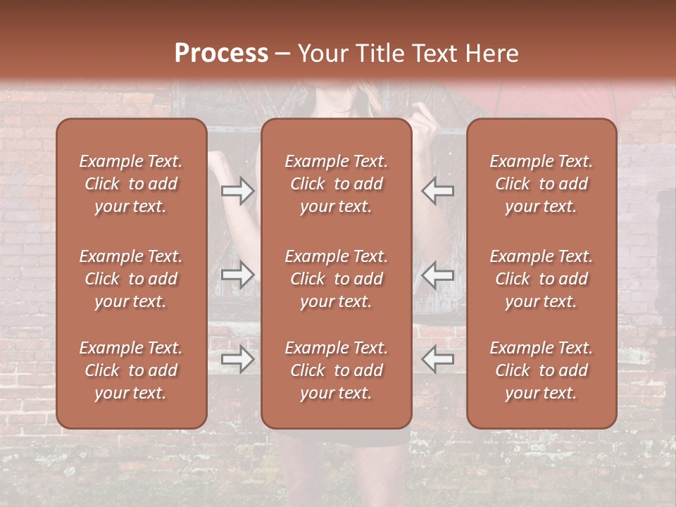 Cheerful Beauty Chick PowerPoint Template