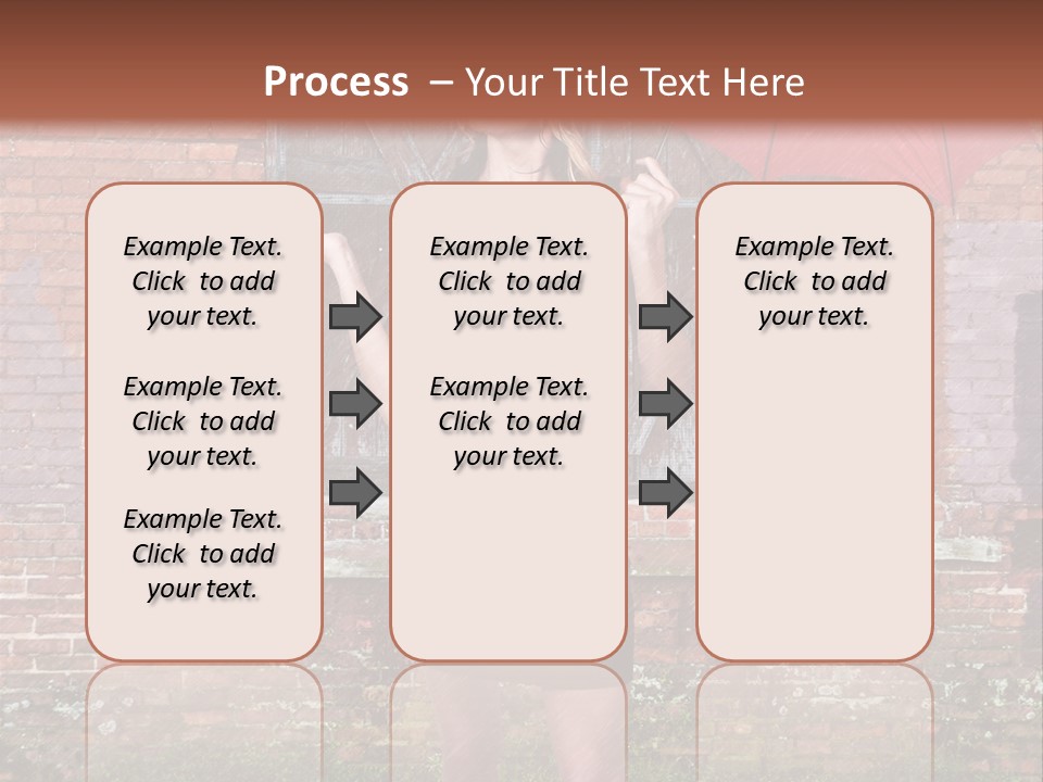 Cheerful Beauty Chick PowerPoint Template