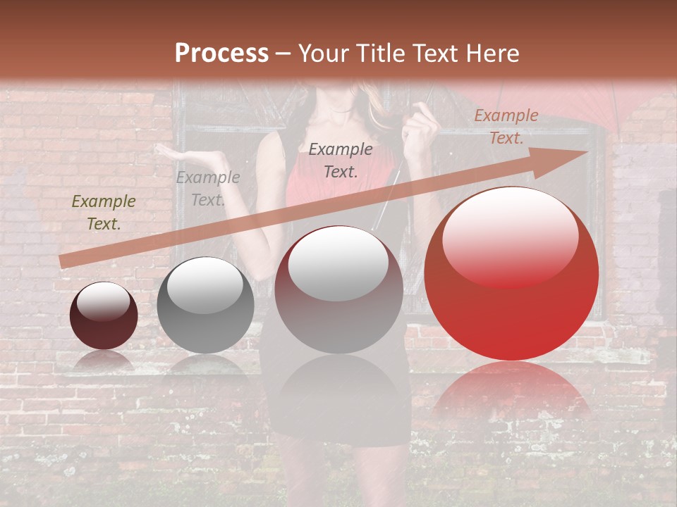 Cheerful Beauty Chick PowerPoint Template