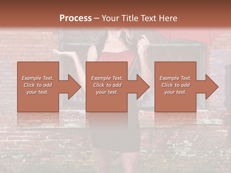 Cheerful Beauty Chick PowerPoint Template