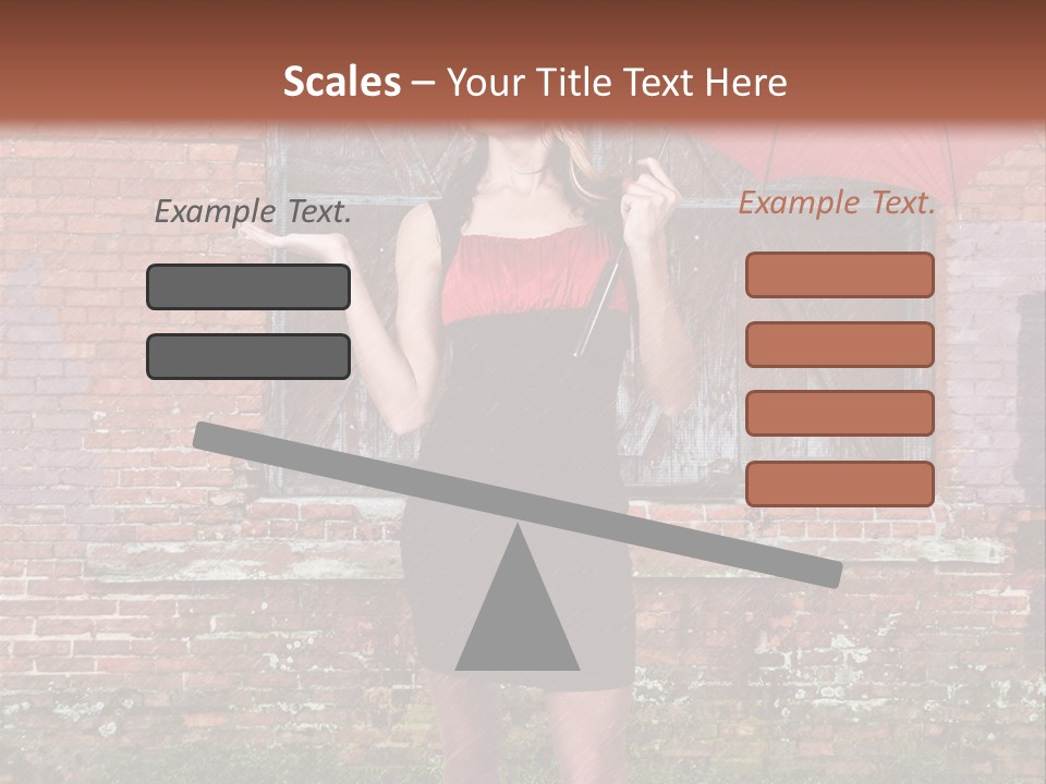 Cheerful Beauty Chick PowerPoint Template