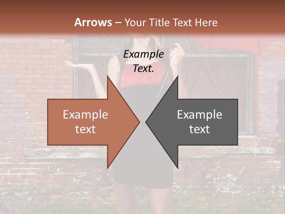 Cheerful Beauty Chick PowerPoint Template