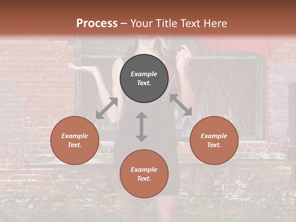 Cheerful Beauty Chick PowerPoint Template