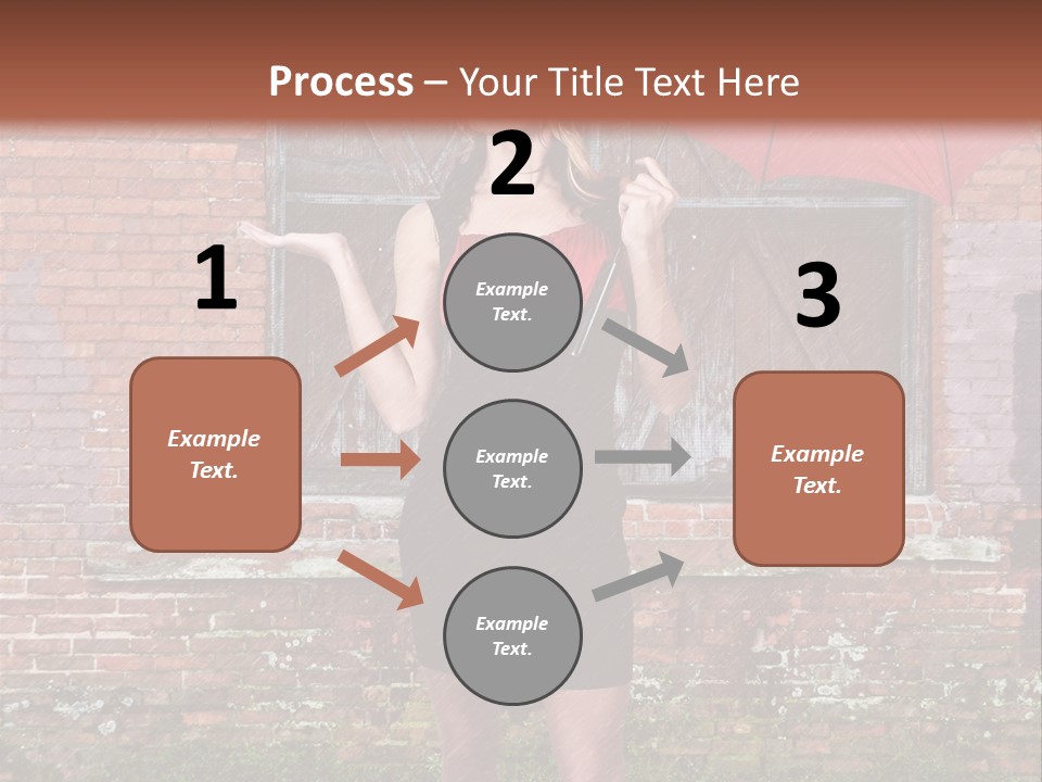 Cheerful Beauty Chick PowerPoint Template