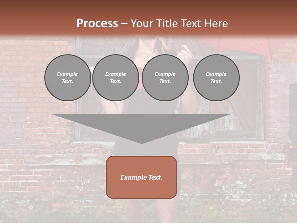 Cheerful Beauty Chick PowerPoint Template