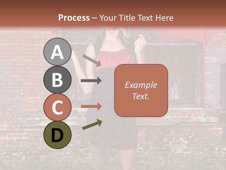 Cheerful Beauty Chick PowerPoint Template