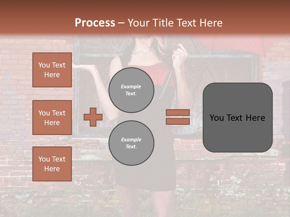 Cheerful Beauty Chick PowerPoint Template