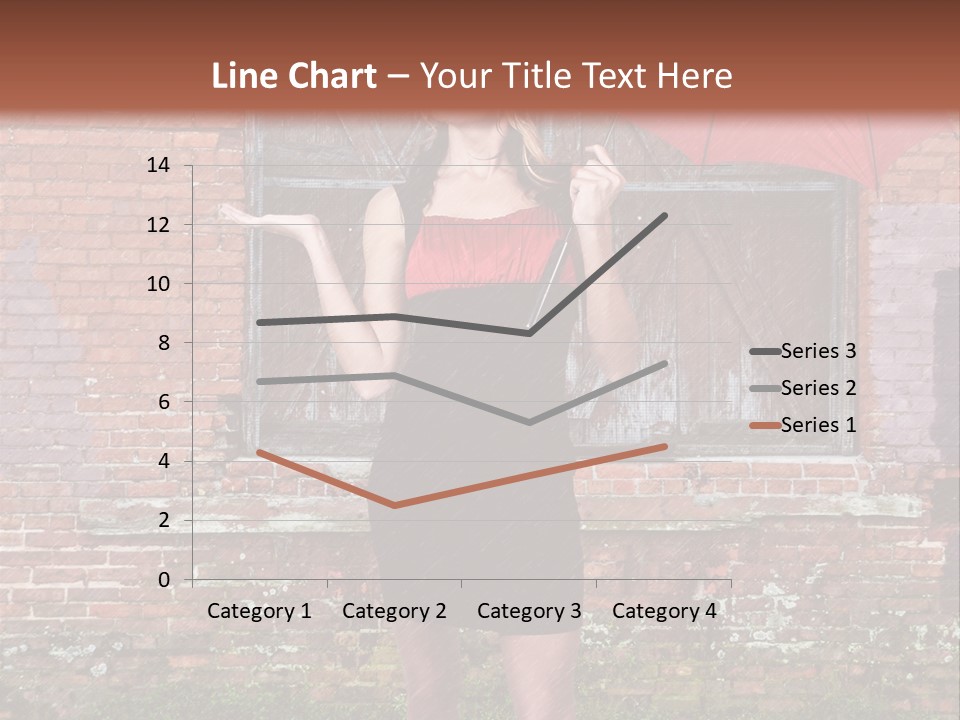 Cheerful Beauty Chick PowerPoint Template